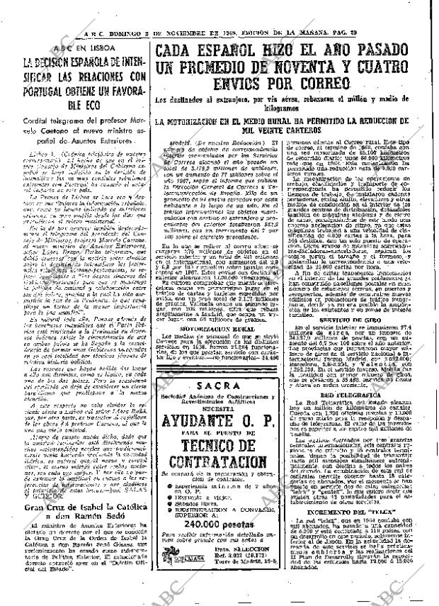 ABC MADRID 02-11-1969 página 29