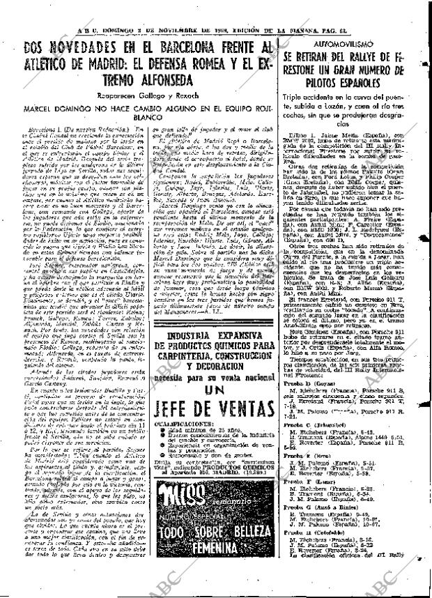 ABC MADRID 02-11-1969 página 63
