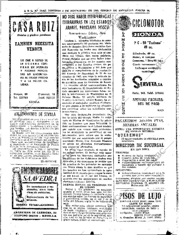 ABC SEVILLA 02-11-1969 página 34