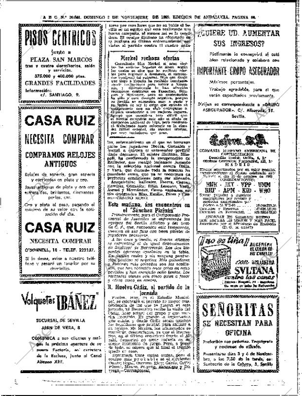 ABC SEVILLA 02-11-1969 página 60