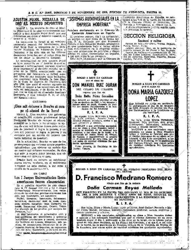 ABC SEVILLA 02-11-1969 página 66