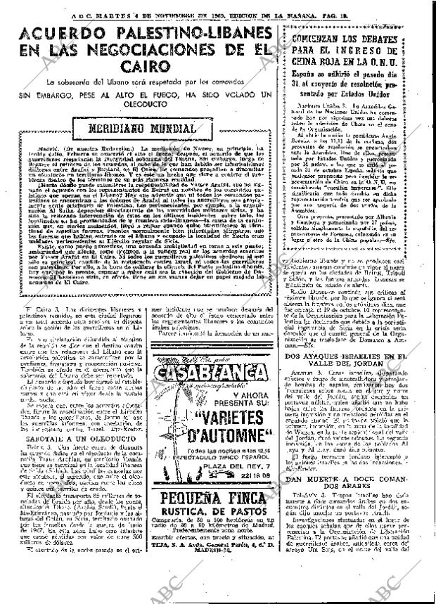 ABC MADRID 04-11-1969 página 19