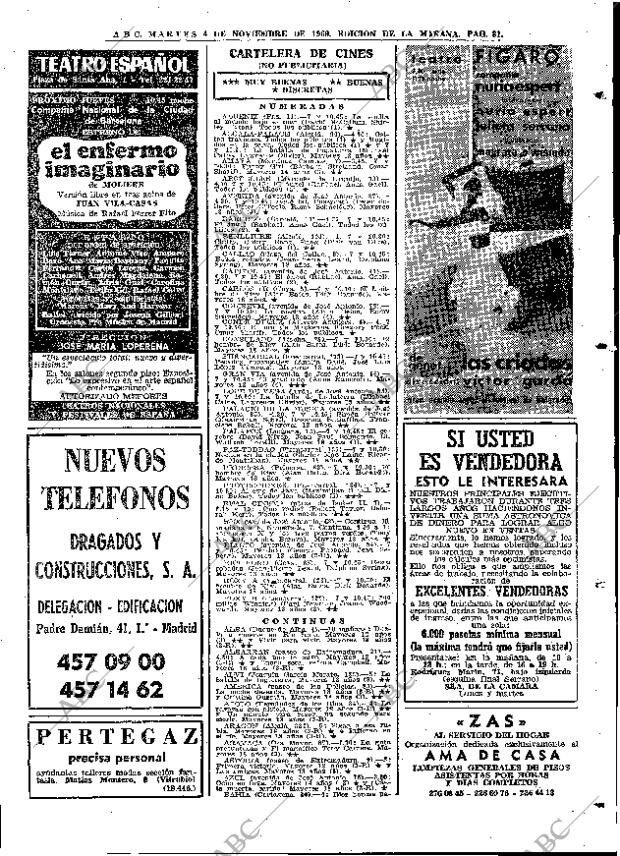 ABC MADRID 04-11-1969 página 81