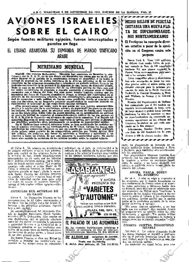 ABC MADRID 05-11-1969 página 27