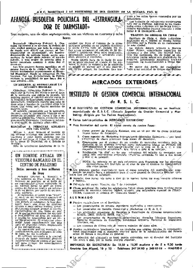 ABC MADRID 05-11-1969 página 41