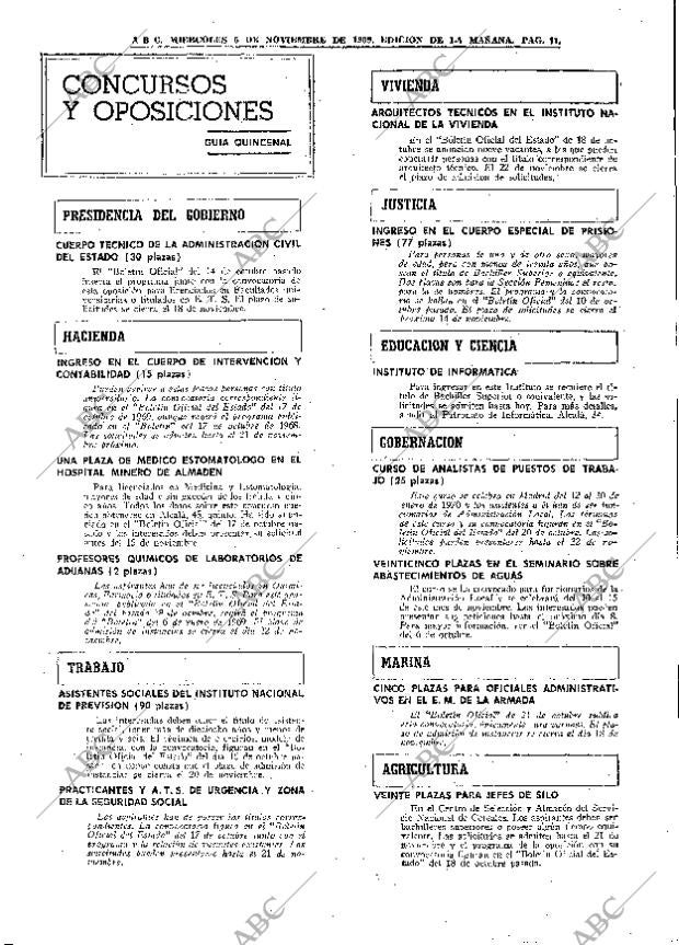 ABC MADRID 05-11-1969 página 71