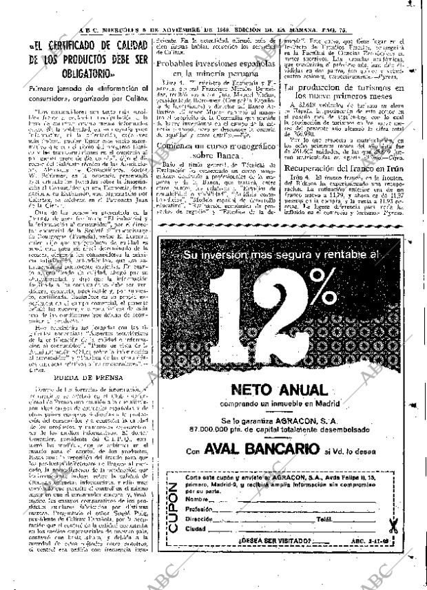 ABC MADRID 05-11-1969 página 75