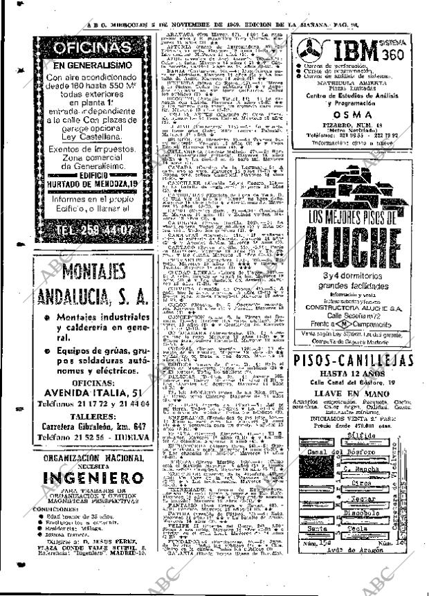 ABC MADRID 05-11-1969 página 96