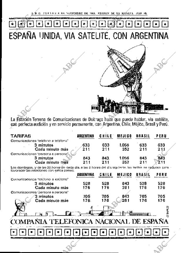 ABC MADRID 06-11-1969 página 62