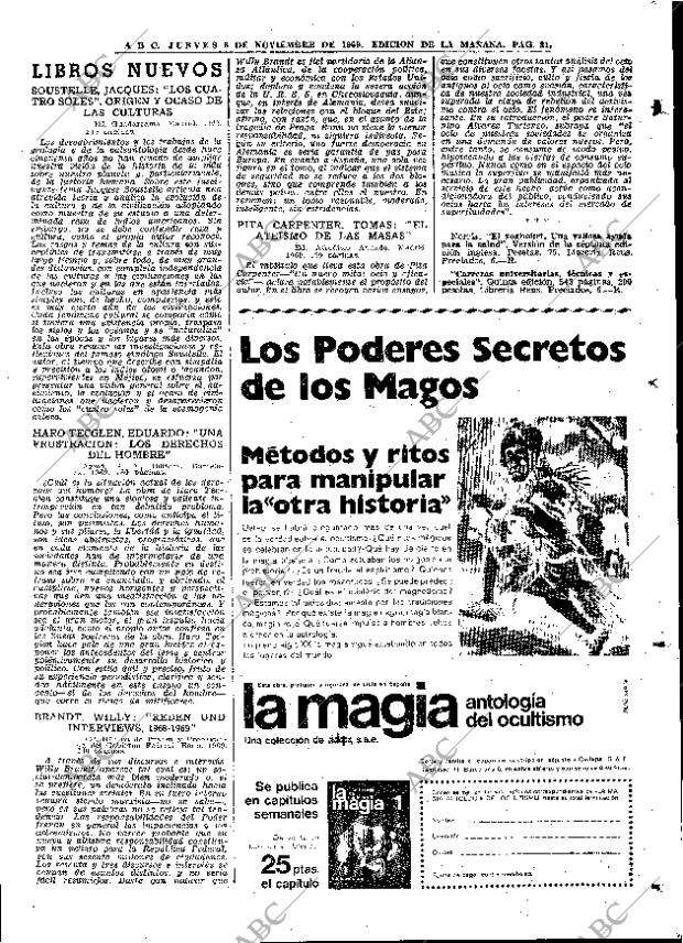 ABC MADRID 06-11-1969 página 81