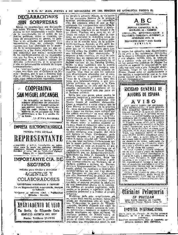 ABC SEVILLA 06-11-1969 página 32