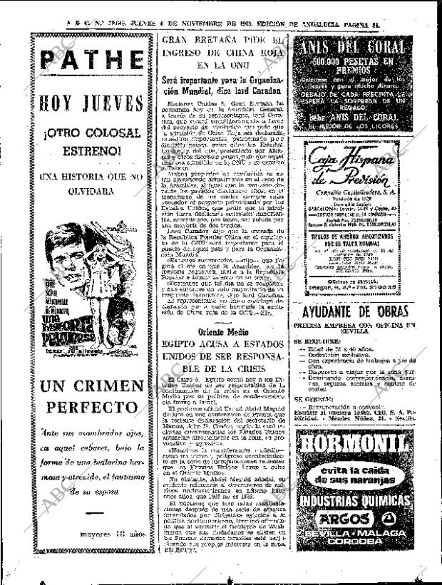 ABC SEVILLA 06-11-1969 página 34