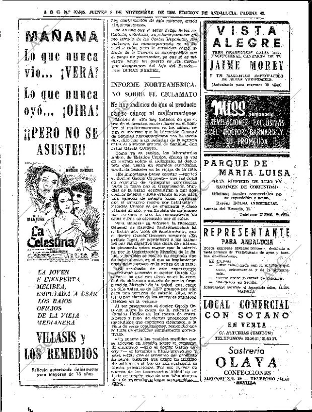 ABC SEVILLA 06-11-1969 página 42