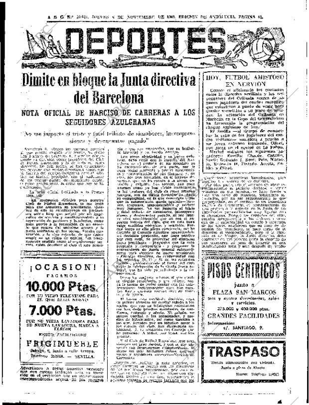 ABC SEVILLA 06-11-1969 página 61
