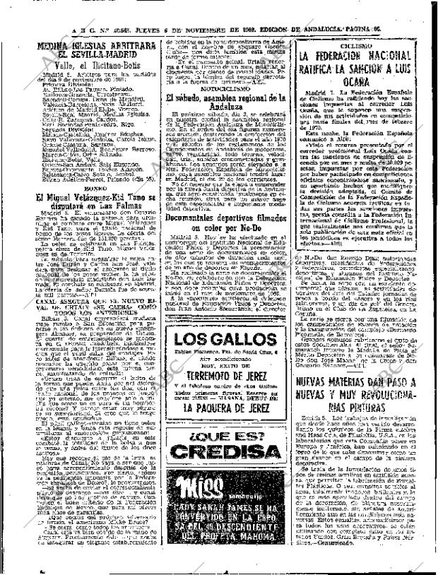 ABC SEVILLA 06-11-1969 página 66