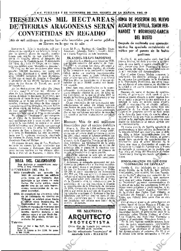 ABC MADRID 07-11-1969 página 49