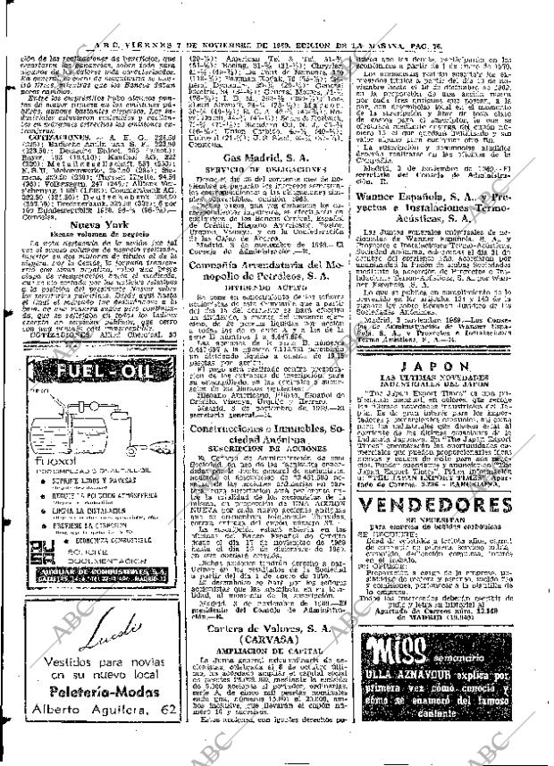 ABC MADRID 07-11-1969 página 76