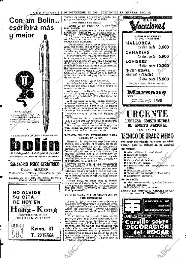 ABC MADRID 07-11-1969 página 82