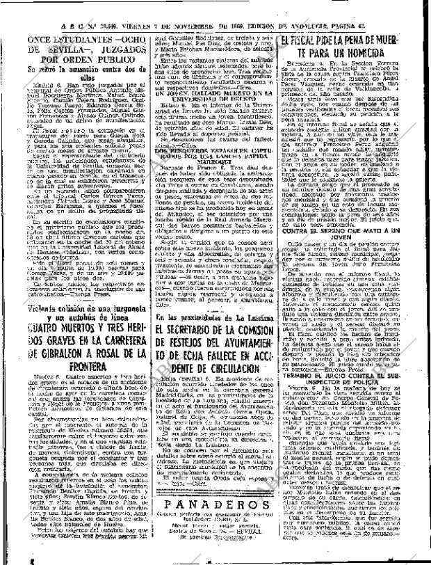 ABC SEVILLA 07-11-1969 página 42