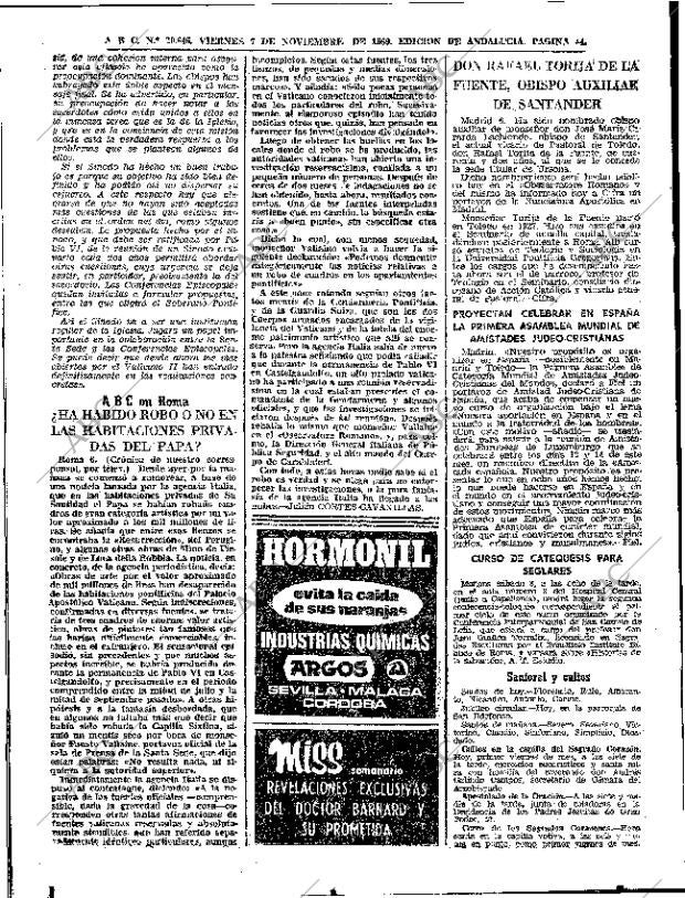 ABC SEVILLA 07-11-1969 página 44