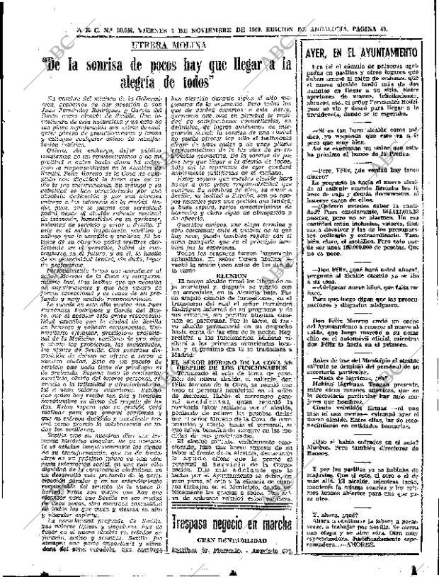 ABC SEVILLA 07-11-1969 página 49