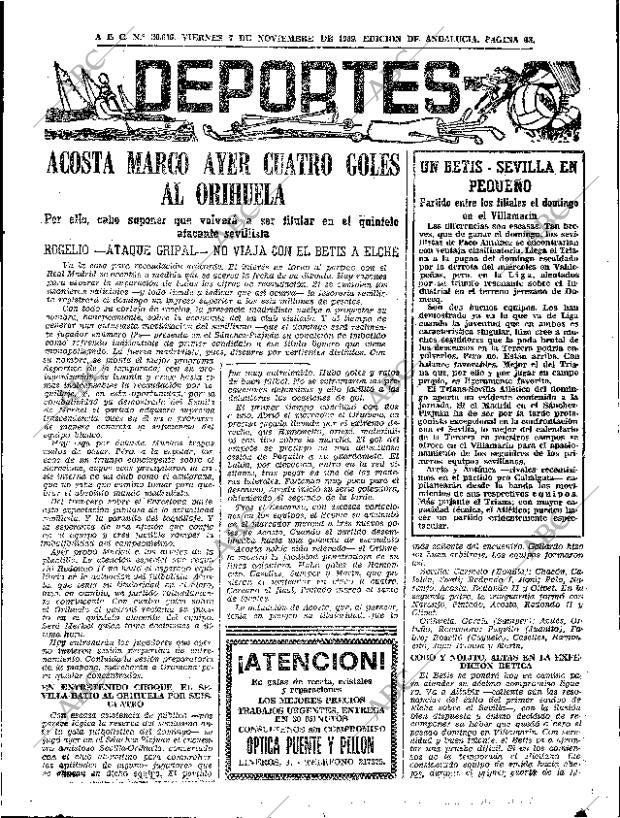 ABC SEVILLA 07-11-1969 página 63