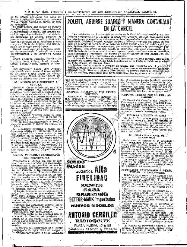 ABC SEVILLA 07-11-1969 página 64