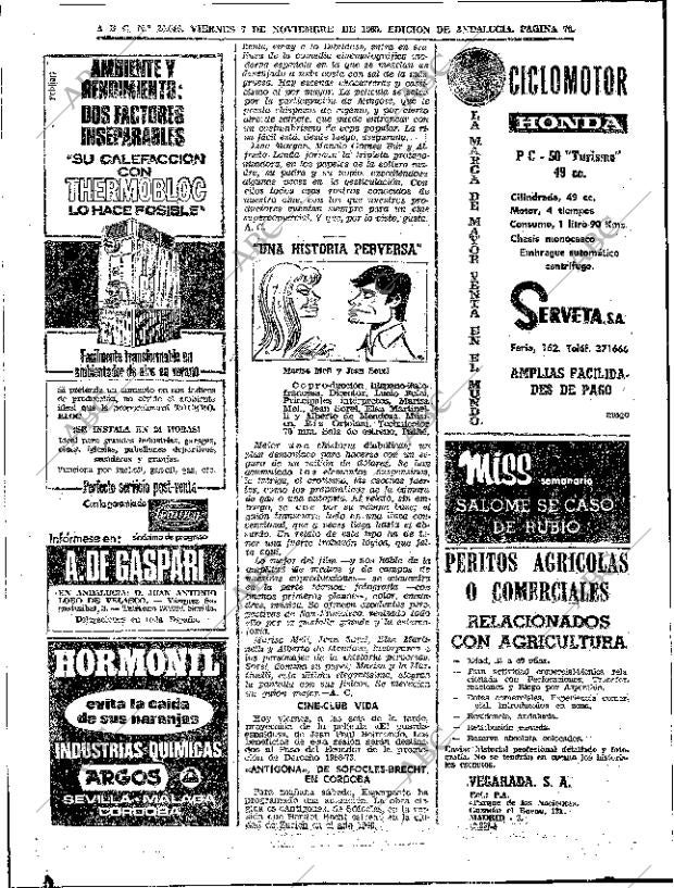 ABC SEVILLA 07-11-1969 página 70