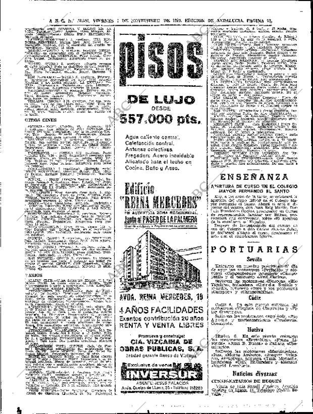 ABC SEVILLA 07-11-1969 página 72