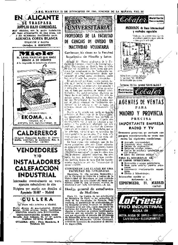ABC MADRID 11-11-1969 página 26