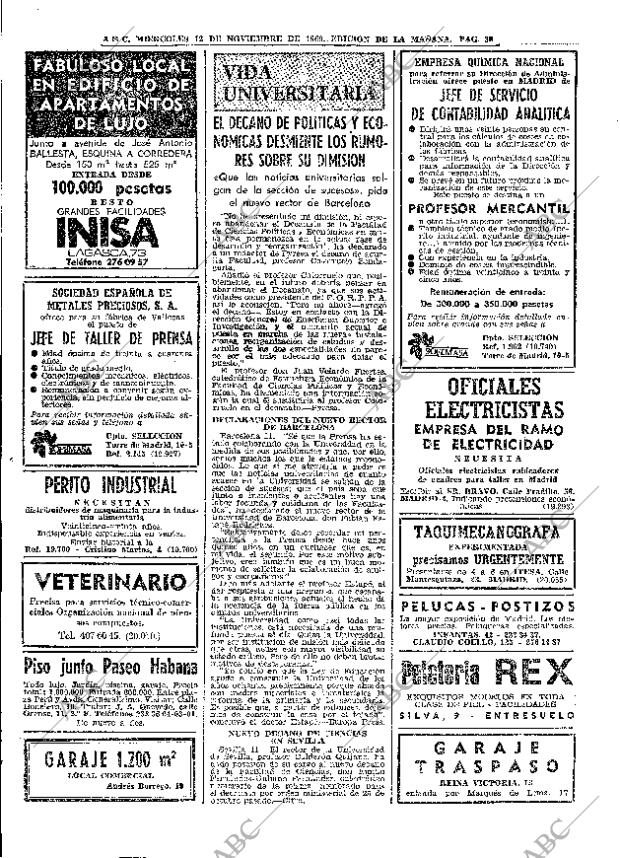 ABC MADRID 12-11-1969 página 36