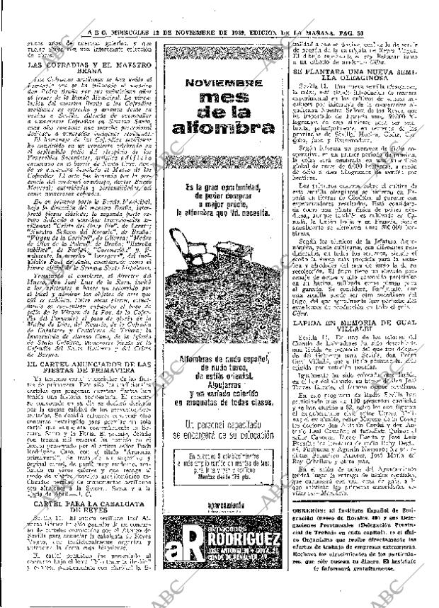ABC MADRID 12-11-1969 página 50