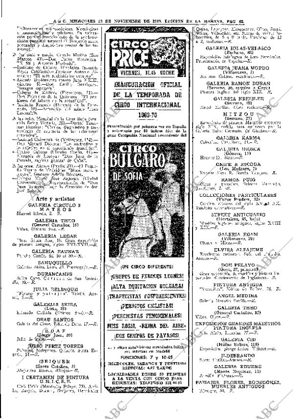 ABC MADRID 12-11-1969 página 62