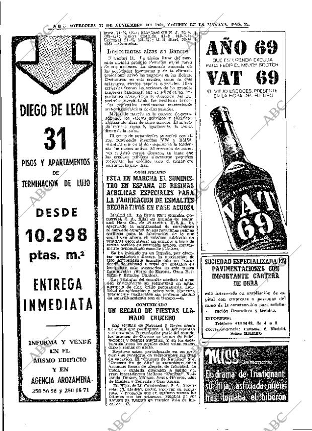 ABC MADRID 12-11-1969 página 72