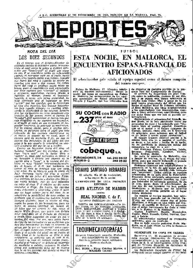 ABC MADRID 12-11-1969 página 75