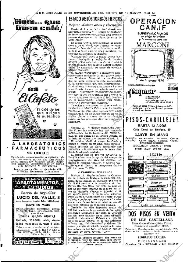 ABC MADRID 12-11-1969 página 86