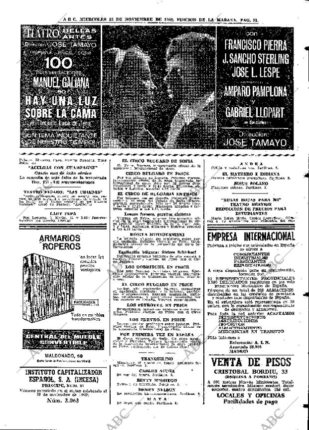 ABC MADRID 12-11-1969 página 91