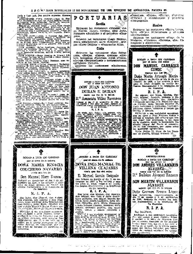 ABC SEVILLA 12-11-1969 página 67