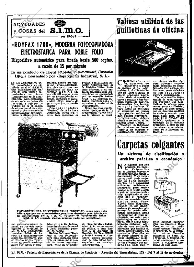 ABC MADRID 13-11-1969 página 141