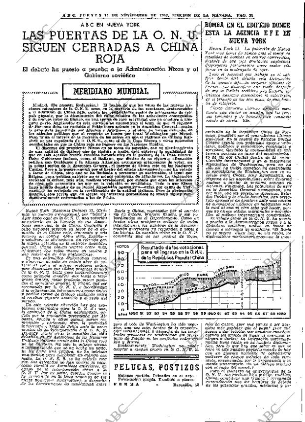 ABC MADRID 13-11-1969 página 31