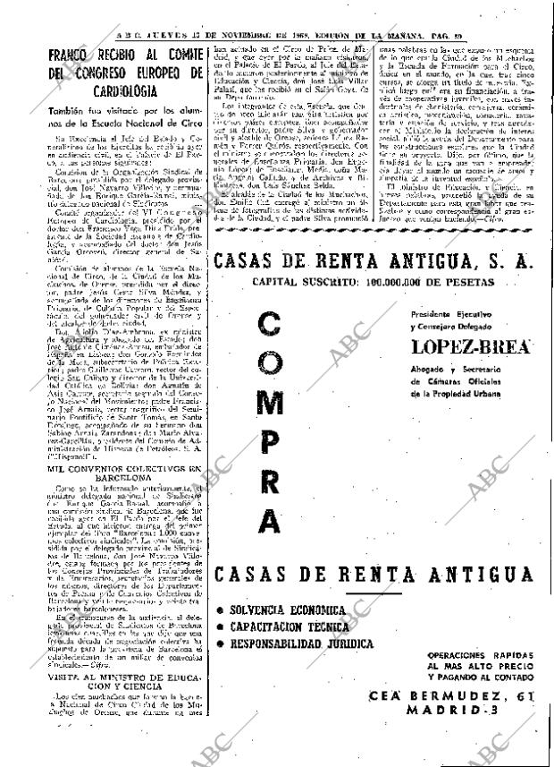 ABC MADRID 13-11-1969 página 39