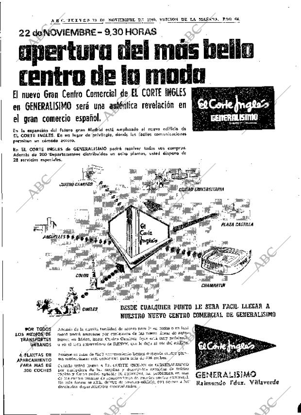 ABC MADRID 13-11-1969 página 64