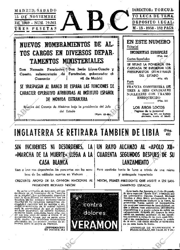 ABC MADRID 15-11-1969 página 33