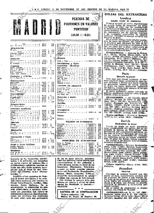 ABC MADRID 15-11-1969 página 77