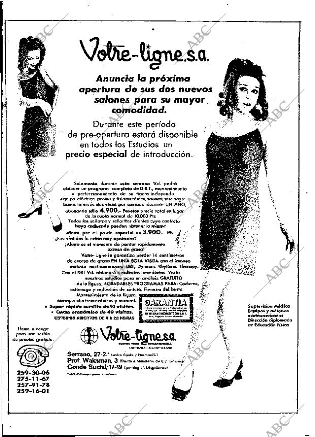 ABC MADRID 16-11-1969 página 116