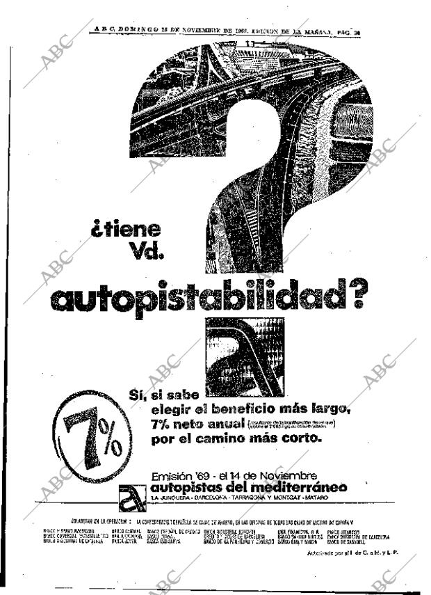 ABC MADRID 16-11-1969 página 30