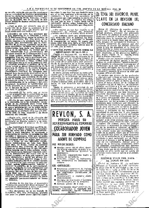 ABC MADRID 16-11-1969 página 32