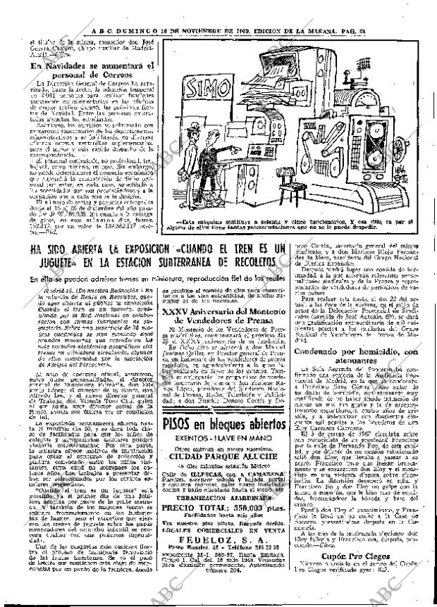 ABC MADRID 16-11-1969 página 51