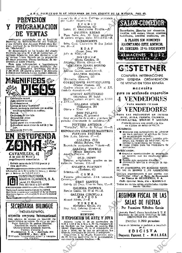 ABC MADRID 16-11-1969 página 60