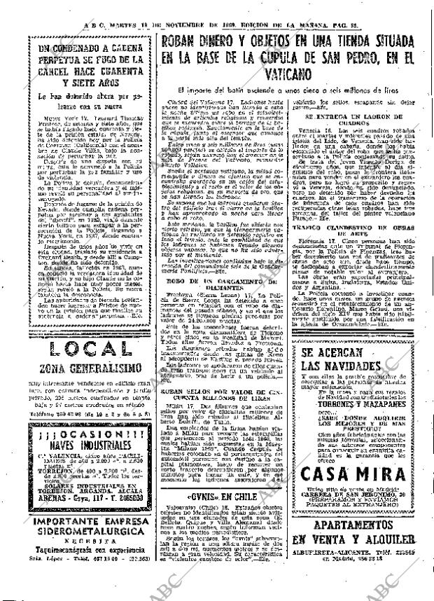 ABC MADRID 18-11-1969 página 35